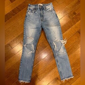 Curve Love skinny high rise jeans